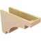 Ekena Millwork 7"W x 21"D x 14"H Classic Mediterranean Rough Cedar Woodgrain TimberThane Corbel, Primed Tan CORUR07X21X14MEDRCPR - alternate 5